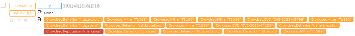 TheHive - Cortex taxononmies