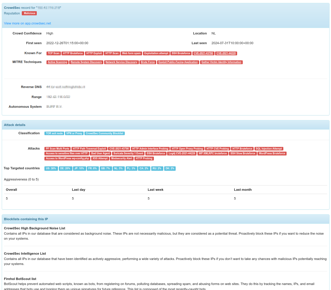 TheHive - Cortex report